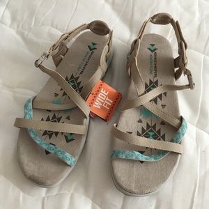 Sketchers Memory Foam Strappy Sandal